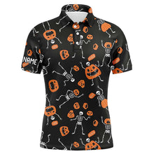 Load image into Gallery viewer, Funny Skeleton Halloween Golf Shirts For Men Horror Pumpkin Golf Gifts For Halloween Lover LDT0297