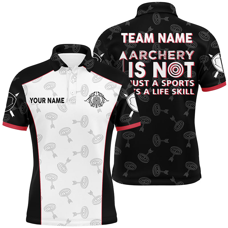 Personalized Customized Archery Is Not Just A Sports Its A Life Skill Archery Polo Shirts For Men VHM0587
