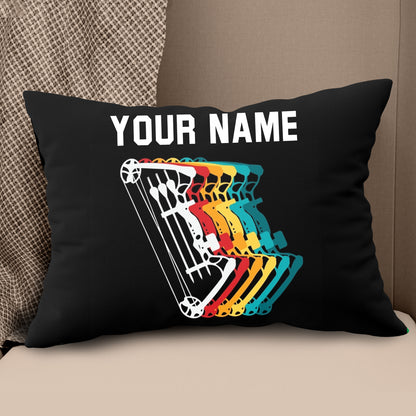 Personalized Bow Archery Throw Pillow Custom Top Gift For Archery Lovers VHM0856