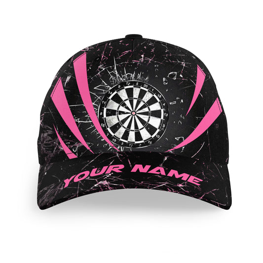 Personalized Pink Glass Break Dart Hats Custom Top Hat Darts For Players Dart Team Darts Gifts VHM1188