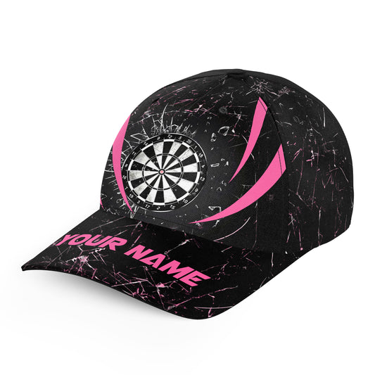 Personalized Pink Glass Break Dart Hats Custom Top Hat Darts For Players Dart Team Darts Gifts VHM1188