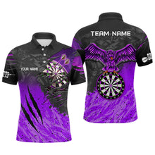 Load image into Gallery viewer, Personalized Multicolor Eagle Dartboard Dart Polo Shirt Custom Dart Jerseys For Men Dart Team Shirts VHM1191