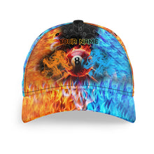 Load image into Gallery viewer, Personalized Billiard Fire And Water 3D Printed Billiards Caps, Top Hats Billiard For Poor Player TDM1087