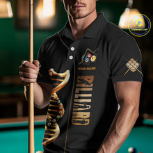 Load image into Gallery viewer, Funny DNA Billiard Shirt For Men Custom 9 Ball Pool &amp; Beer That's Why I'M Here Team Jersey TDM4564