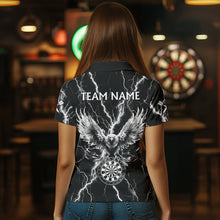 Load image into Gallery viewer, Personalized Black White Darts Arrow Thunder Lightning Dart Shirt For Women Custom Eagle Dart Jerseys TDM3730