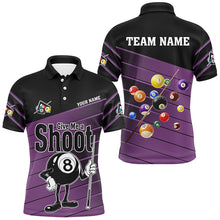 Load image into Gallery viewer, Personalized Purple Give Me A Shoot Billiard Shirts For Men, Funny Saying Billiard Jerseys TDM2989