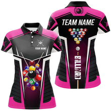 Load image into Gallery viewer, Personalized Pink Jerseys Billiard Balls Shirts For Women Custom 3D Billiard Pool League Shirts TDM1833