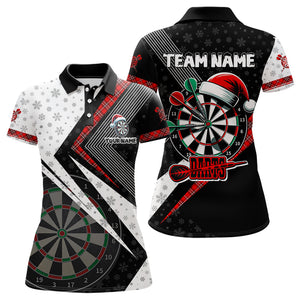 Funny Darts Board Santa Custom Christmas Dart Shirts For Women Best Christmas Gifts For Darts Lover TDM3076