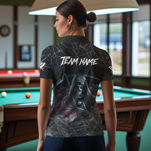 Load image into Gallery viewer, Grim Reaper 8 Ball Pool Roses Women's Billiard Shirt Custom Billiard Jersey, Billiard Team Shirts TDM3796