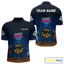 Load image into Gallery viewer, Funny Dartboard Dart Mode On Custom Dart Shirts For Men, Darts Jerseys Outfit, Darts Gifts  TDM4075