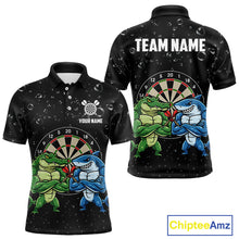 Load image into Gallery viewer, Personalized Funny Shark And Alligator Darts Shirt For Men Custom Darts Team Jersey, Darts Gifts TDM4900