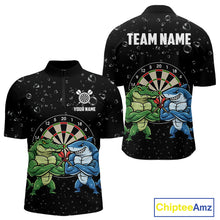 Load image into Gallery viewer, Personalized Funny Shark And Alligator Darts Shirt For Men Custom Darts Team Jersey, Darts Gifts TDM4900