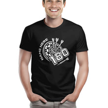 Load image into Gallery viewer, Funny Darts T-Shirts 180 Dartboard, Custom Cool Darts Shirts, Best Gifts For Darts Player TDM3945