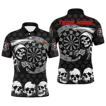 Load image into Gallery viewer, Personalized Skull Darts Shirts For Men Custom Grunge Skull Darts Team Jerseys TDM2482