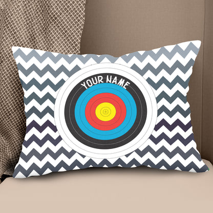 Personalized Archery 3d Target Throw Pillow Best Custom Target Pillows  TDM0764