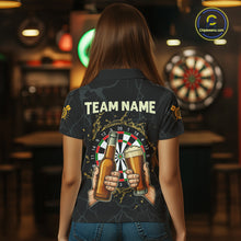 Load image into Gallery viewer, Funny Darts And Beer Grim Reaper Darts Shirt For Women Custom Drinking Darts Team Jersey Outfit TDM4879
