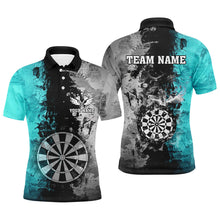 Load image into Gallery viewer, Personalized Multi-Color Dartboard Retro Grunge Men Darts Shirts Custom Darts Team Jerseys TDM1557