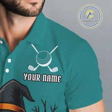 Load image into Gallery viewer, Funny Ghostly Beer Halloween Golf Polo Shirt For Men Custom Halloween Ladies Golf Outfit TDM4944