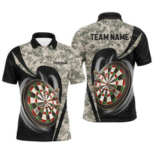 Load image into Gallery viewer, Personalized Camo Dart Shirts For Men Custom 3D Printed Dart Team Jerseys, Camouflage Darts Outfit TDM2929