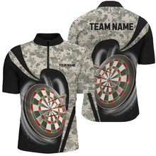 Load image into Gallery viewer, Personalized Camo Dart Shirts For Men Custom 3D Printed Dart Team Jerseys, Camouflage Darts Outfit TDM2929