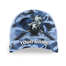 Load image into Gallery viewer, Personalized 8 Ball Pool Smoke Billiard Caps For Player, Top Hats Billiard Snooker Baseball Cap TDM1966