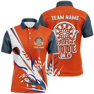 Personalized Multi-Color Darts Mode On Custom Darts Sport Shirts For Men, Darts Team Jerseys TDM1584