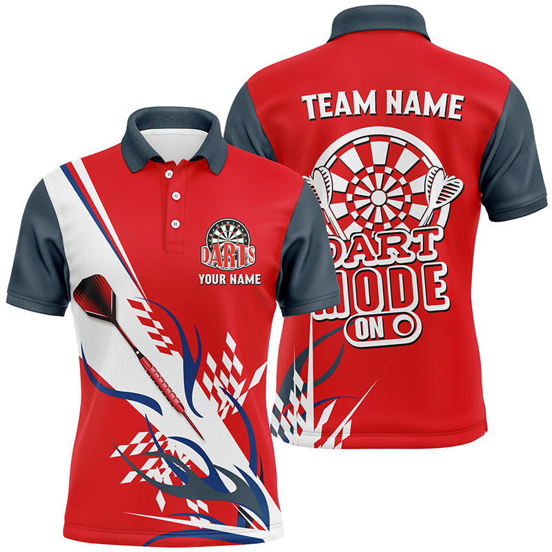 Personalized Multi-Color Darts Mode On Custom Darts Sport Shirts For Men, Darts Team Jerseys TDM1584