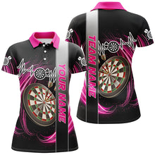 Load image into Gallery viewer, Personalized Pink Swirl Darts Board Heartbeat Line Women Dart Shirts Custom Dart Jerseys Team Uniform TDM3022