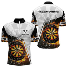 Load image into Gallery viewer, Personalized Dartboard Fire Break Glass Dart Shirts For Men Darts Jerseys TDM3607