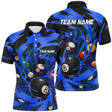 Load image into Gallery viewer, Personalized Multicolor Billiard Balls 3D Printed Shirts For Men, Best Billiard Team Jerseys TDM1655