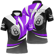 Load image into Gallery viewer, Personalized 8 Ball Billiard Purple Version 3D Shirts For Men Best Custom Gifts For Pooler TDM1542