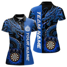 Load image into Gallery viewer, Custom Dragon Dart Shirts For Women, Personalized 3D Dart League Uniform Best Dart Jerseys |Red TDM3137