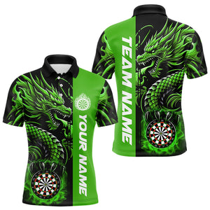 Custom Dragon Dart Shirts For Men, Personalized 3D Dart League Uniform Best Dart Jerseys |Red TDM3138