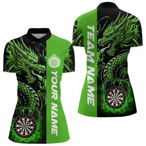 Custom Dragon Dart Shirts For Women, Personalized 3D Dart League Uniform Best Dart Jerseys |Red TDM3138