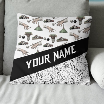 Custom Grunge Billiard Games Pillow Customized Pillow For Billiard Lover TDM0781