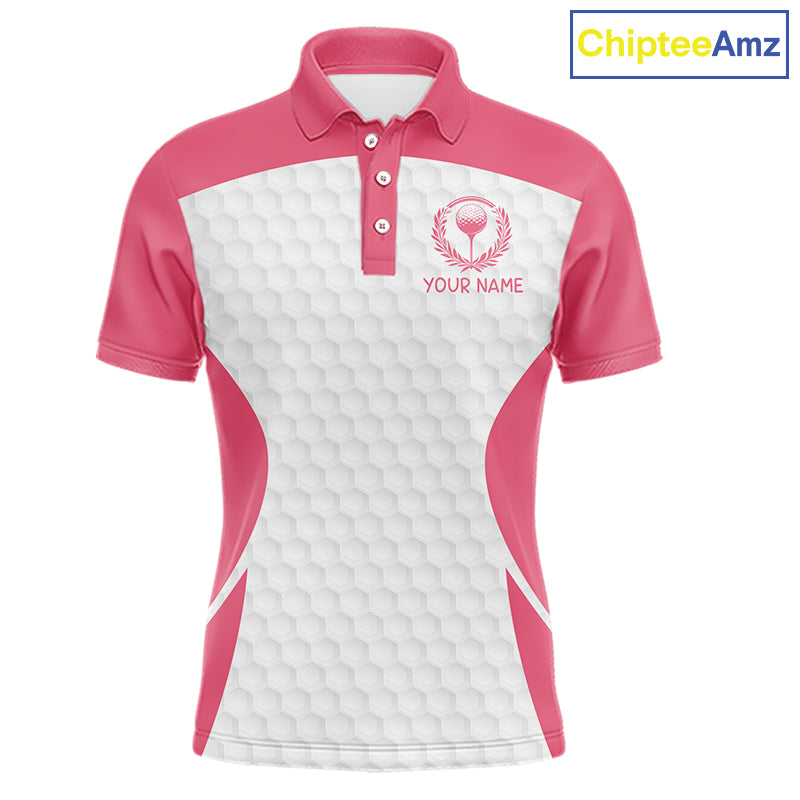 Mens Funny Golf Shirts Pub Flamingo Golf Clothing Custom Golf Team Polo, Golf Upf Shirts NYN2997