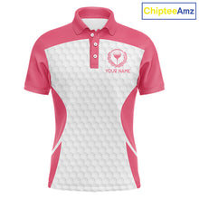 Load image into Gallery viewer, Mens Funny Golf Shirts Pub Flamingo Golf Clothing Custom Golf Team Polo, Golf Upf Shirts NYN2997