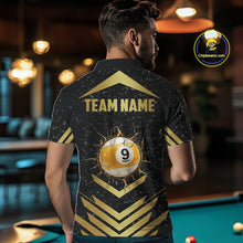 Load image into Gallery viewer, Orange Grunge Grim Reaper Billiard Ball Pool Custom Women Billiard Shirts, Billiard Team Jerseys NYN3020