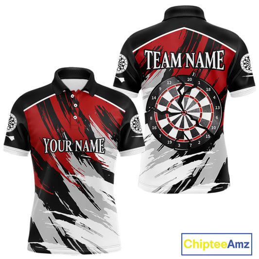 Multi Color Cracked Dartboards Custom Dart Team Shirt For Men, Dart Jerseys NYN0233