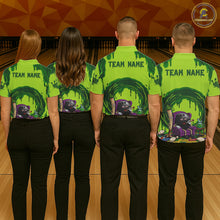 Load image into Gallery viewer, Smoking Funny Ball &amp; Pins Bowling Shirt For Men Personalized Bowling Team Tournament Jersey NYN3749
