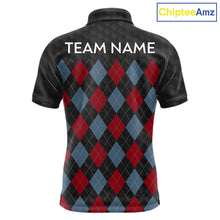 Load image into Gallery viewer, Mens American Flag Golf Shirts Patriotic Golf Jersey Custom Black Ball Golf Clothing, Golf Gifts NYN3053