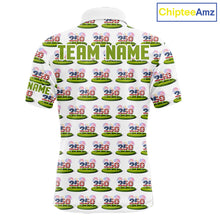 Load image into Gallery viewer, American Flag Grass Mens Golf Polo Shirt Patriotic USA Golf Shirts, Golf Gift NYN2853