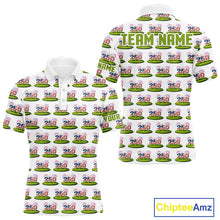 Load image into Gallery viewer, American Flag Grass Mens Golf Polo Shirt Patriotic USA Golf Shirts, Golf Gift NYN2853