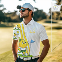 Load image into Gallery viewer, Lemon Golfer Golf Team Outfits Custom Funny Polo Shirts For Men, Best Mens Golf Shirts NYN3320