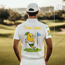 Load image into Gallery viewer, Lemon Golfer Golf Team Outfits Custom Funny Polo Shirts For Men, Best Mens Golf Shirts NYN3320