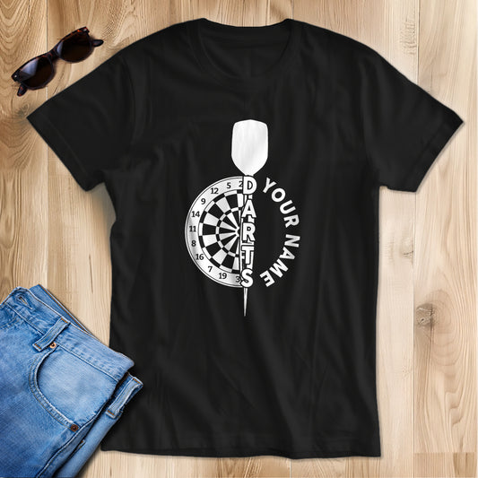 Dartboard T-Shirt Custom Dart Shirt For Men And Women, Darts For Gift NYN0204