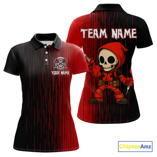 Custom American Flag Dartboards Patriotic Dart Shirts For Women Dart Tournament Jerseys NYN0051