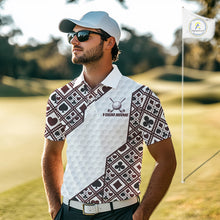 Load image into Gallery viewer, Mens Poker Pattern Golf Clothing Golf Shirt Funny Custom Men Golf Top, Best Golf Gifts For Golfer NYN2938