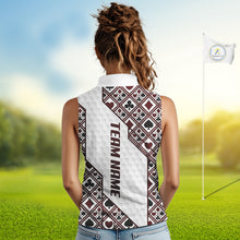 Load image into Gallery viewer, Womens Poker Golf Clothing Sleeveless Golf Shirt Funny Custom Women Golf Top, Best Golf Gifts For Golfer NYN2938