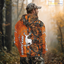 Load image into Gallery viewer, Personalized Orange Camo Deer Hunting 3D Printing Shirts for Hunters, Hunting Gifts NBT129